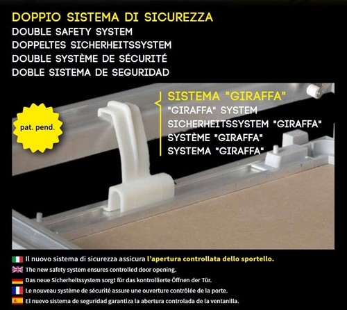 AKIFIX NAMCP04056BD Botola in cartongesso 80x80 cm Lastra 1,3 Telaio alluminio - Foto 8 di 10