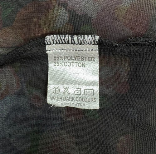 Ulyana Sergeenko Maxi Dress Floral Printed Mesh size L - Picture 14 of 14