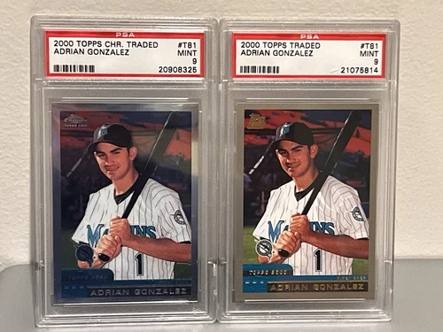 2000 Topps Chrome Traded & Rookies - Adrian Gonzalez #T81 (RC)