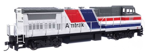 Walthers Mainline HO Amtrak 555 GE Dash 8-32BWH Phase III "Pepsi Can" - Picture 3 of 5