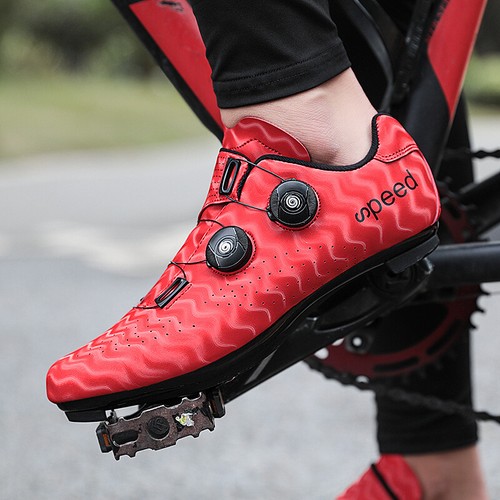 Road Cycling Shoes Breathable Men SPD Bicycle Sneakers Self-locking Bike Shoes - Picture 10 of 16