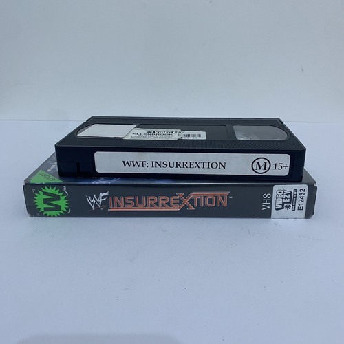 WWF Insurrextion (VHS, 2001) WWE Wrestling Video Tape Big Box Rare Ex Rental - Picture 4 of 4