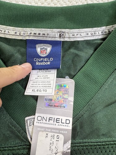 New York Jets Jersey Mark Sanchez Size XL NFL On Field Reebok #6 SIGNED NEW NWT - Picture 5 of 10