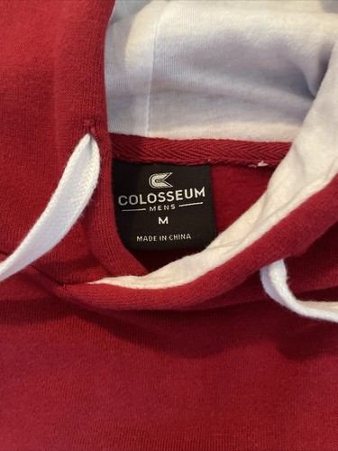 NWT Colosseum Alabama Mens Hoodie Sweatshirt Size M Red Collegiate Crimson Tide - Picture 3 of 11