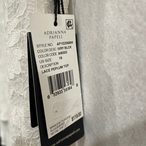 Adrianna Papell Elfenbein Schößchen - Bild 5 von 5