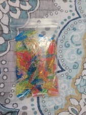 200 Lite Brite Multicolored Replacement Pegs Craft Lot