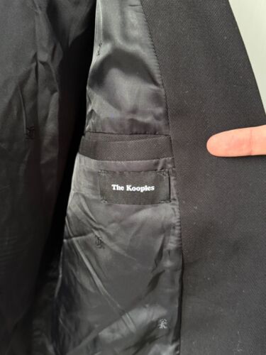 Chaqueta Para Hombre The Kooples Perfecto Sarga Negra Algodón Motociclista Calavera Cremallera Talla L - Imagen 21 de 22