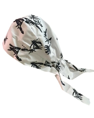 Sushi Server Bandana Head Wrap Bamboo Head Wrap Biker Head Wrap Chef Head Wrap - Bild 2 von 3