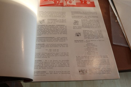 Old Travel Logbook Passengers Holland America Line 1965 - Picture 7 of 10