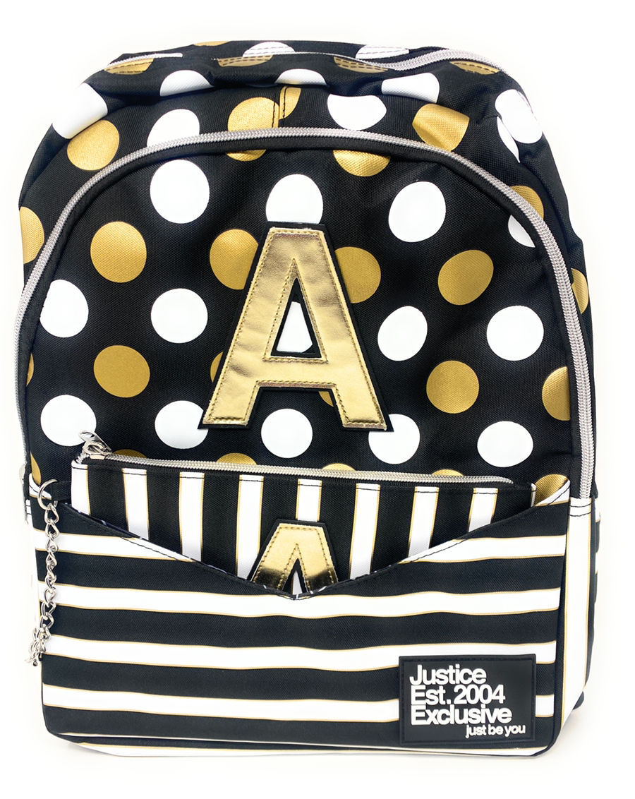 big justice leather backpack Bison Standard it can stand the test of daily travel this generation and the next Justice Black Stripe and Dot