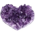NNETM Amethyst Heart-Shaped Crystal Ornament for Home Decor & Gifts