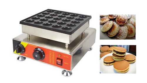 25Holes / 50Holes Commercial Electric Mini Dutch Pancake Waffle ventes exceptionnelles Maker Iron Baker