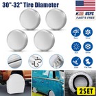 Waterproof Covers Tire & 4Pcs Wheel Rv Tyre Trailer Camper Sun Protector 30-32"