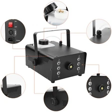 1500W Smoke Fog Machine RGB 3in1 6 LED DJ Smoke Machine Stage Show Party