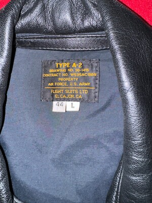 The Flight Suits Ltd. A-2 flight Jacket | eBay