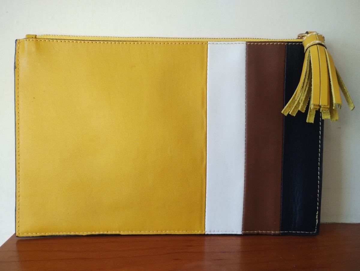 BODEN Leather Clutch multicoloured eBay