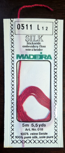 Madeira Silk Thread Embroidery Floss Lot of 5 Blue White Green Rust Red Germany - Picture 4 of 5