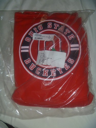Ohio State Buckeyes Metall Logo Medaillon Kapuze NCAA Jacke-Erwachsene Größe Small - Bild 2 von 4