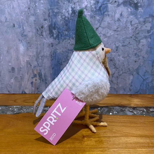 Target Spritz 2023 Featherly Friends BUD Spring Easter Garden Gnome Fabric Bird - Picture 2 of 5