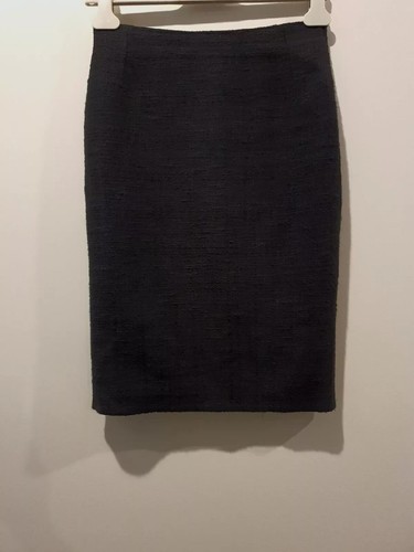 Great Condition Dolce & Gabbana 42 Black Tweed Jacket & Skirt RRP$4890 - Picture 8 of 11