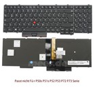 Neu Deutsch Tastatur für Lenovo Thinkpad P50 P51 P70 P70s P71 mit Beleuchtung