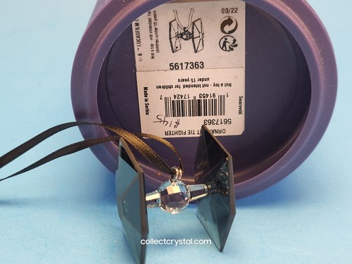 Swarovski Star Wars Tie Fighter Ornament Gray Crystal # 5617363 - Picture 10 of 13