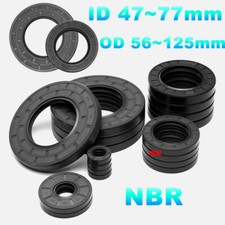 NBR Nitrile Rubber Rotary Shaft Oil Seal/Lip Seals Metric ID 47 77mm OD 56 125mm