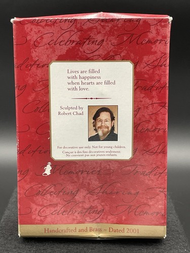 Our 1st Christmas Together Photo Holder Ornament 2001 Hallmark Keepsake Gift - Picture 2 of 9