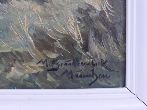 Maximilian Grüllbeck Munich arte impresionista pintura original paisaje - Imagen 11 de 12