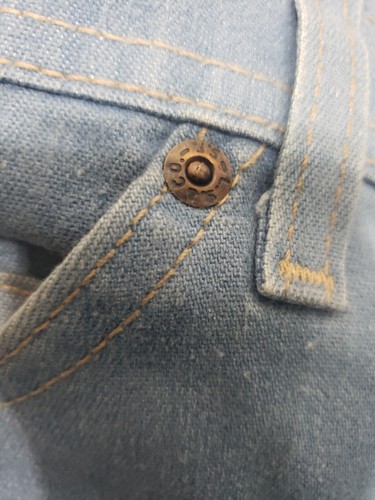 Levis VTG Action Jeans Mens Orange Tab Western vintage 38x30 Made in USA (36x27) - Picture 9 of 12