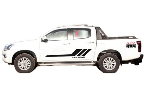 Graphics Racing Stripe Car Sticker For Isuze D-max 4x4 Off Road Side Door Decals - Picture 2 of 8