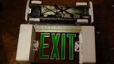 UR-EDGR2GCW-EM (X/Y) RECESSED EDGE-LIT LED EXIT SIGN by EELP