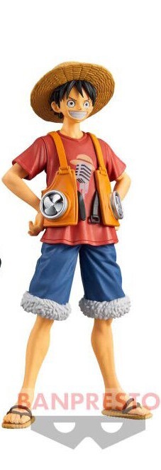 One Piece FILM RED Jimbei Monkey D Luffy Figure DXF THE GRANDLINE MEN vol.8 New