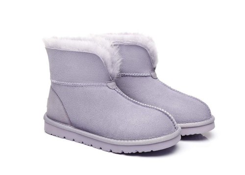 【SALE】AUSTRALIAN SHEPHERD® UGG Slippers Sheepskin Wool Ankle Booties Mallow - Picture 18 of 23