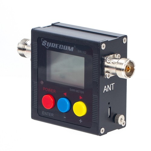 SURECOM SW-102 Meter 125-520 Mhz Digital VHF/UHF Power & SWR Meter SW102 Radio - Zdjęcie 4 z 6