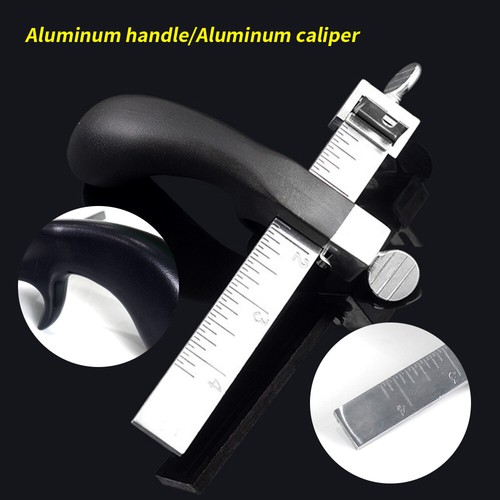 Adjustable Strip Strap Leather Belt Cutter Aluminum Handle Cutting Craft Tool - Picture 5 of 8