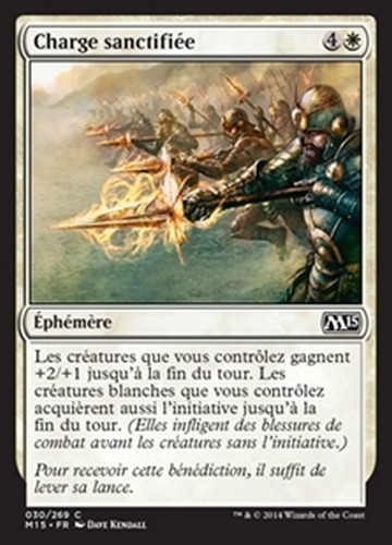 MTG Magic M15 - (4x) Sanctified Charge/Charge sanctifiée, French/VF - Picture 1 of 1