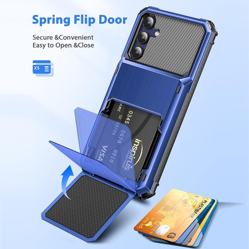 For Samsung Galaxy A15 A26 A35 A16 A56 Shockproof Card Holder Wallet Case Cover - Picture 12 of 41