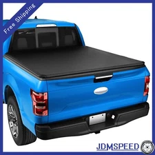 5.5FT Soft Roll-Up Truck Tonneau Bed Cover For Ford F150 F-150 2015-2024
