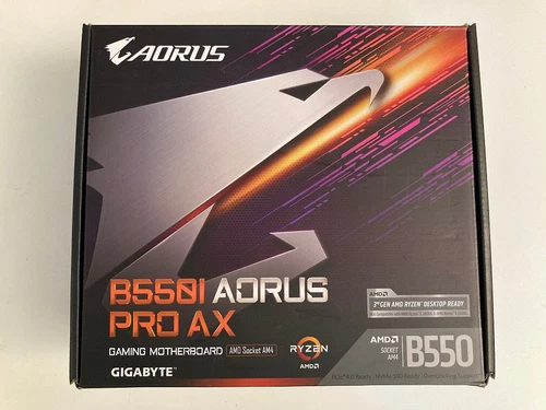 GIGABYTE B550I AORUS Pro AX Socket AM4 AMD (B550IAORUSAX) Motherboard