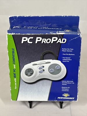 Vintage InterAct SV-230 IBM PC Propad Gameport Game Pad Controller