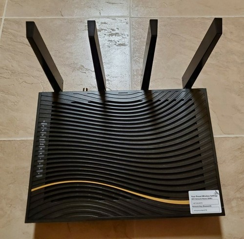 NETGEAR Nighthawk AC3200 WiFi Cable Modem Router (C7500) NO POWER CORD OR CABLE. - Picture 6 of 7
