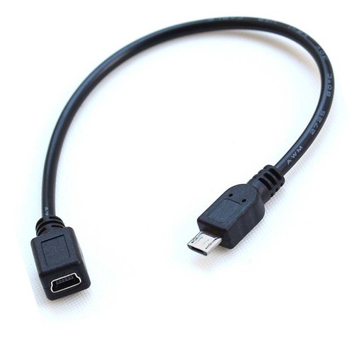 Micro USB Stecker auf Mini USB Buchse Übertragungskabel Micro auf 5Pin Buchse Datenkabel - Bild 1 von 5