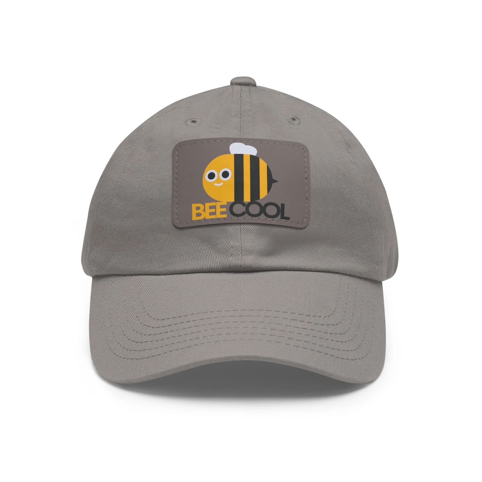 Dad Hat with Leather Patch