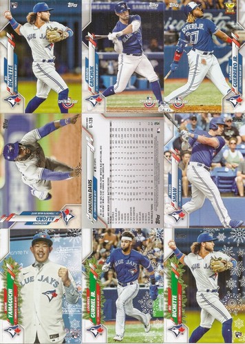 Topps Blue Jays OD 2020 + Regular + Actualización + Juego completo de equipo Snowflake (43) - Imagen 2 de 2