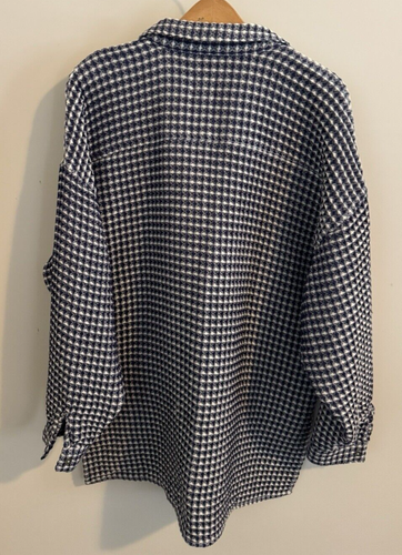 Camisa Urban Outfitters BDG Talla Mediana Cuadros Waffle Texturizada ¡Nueva Con Etiquetas! - Imagen 10 de 10