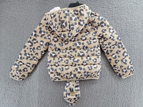 Epic Threads Quilted Packable Hooded Puffer Jacket Girls M Sand Tan Front Zipper - Picture 8 of 15