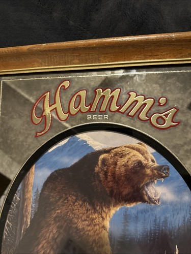 Hamm's 1993 Grizzlybär Bierspiegel American Collection Man Cave Bar - Bild 8 von 19