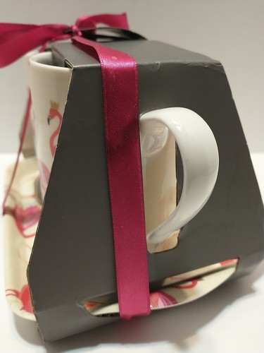 Sara Miller London Portmeirion Flamingo 2 Mug Set /Pimpernel Tray New Read Desc - Picture 14 of 16