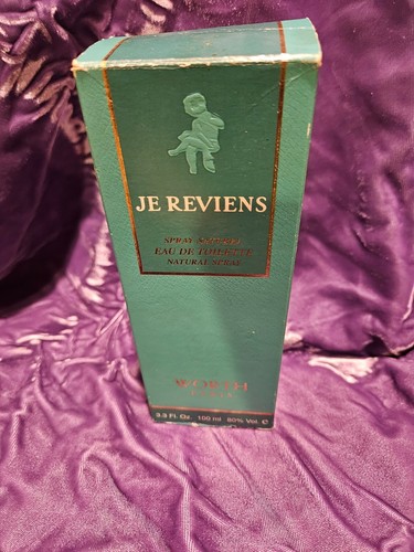 Vtg Je Reviens by Worth, 3.3 oz EDT Spray for Women Open Box - Picture 2 of 2